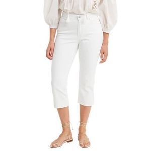 Levi’s Classic Simply White Capri Jeans 0256